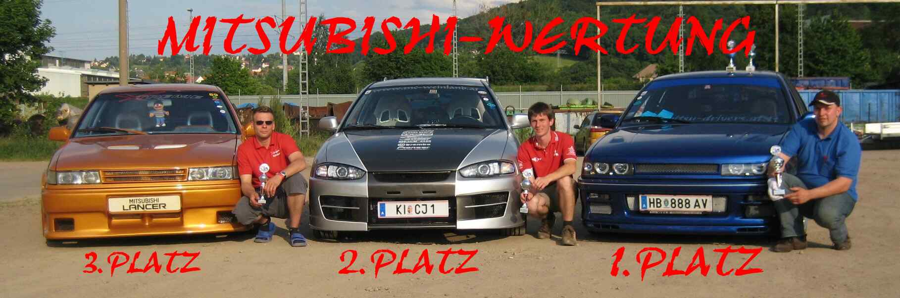 Platzierungen Mitsubishi-Wertung Photo:Mitsu-Driver`s